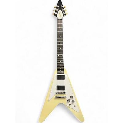 Used Gibson 70s Flying V Antique White Solid Body Electric Guitar