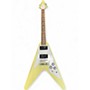 Used Gibson 70s Flying V Electric Guitar Classic White Solid Body Electric Guitar Classic White
