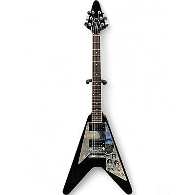 Used Gibson 70s Flying V Mirror Guitar Center-Exclusive Black Solid Body Electric Guitar