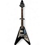 Used Gibson 70s Flying V Mirror Guitar Center-Exclusive Black Solid Body Electric Guitar Black