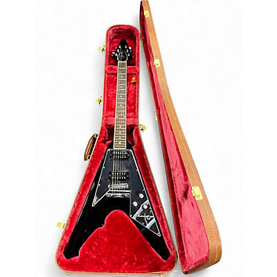 Used Gibson '70s Flying V Mirror Limited-Edition Ebony Solid Body Electric Guitar