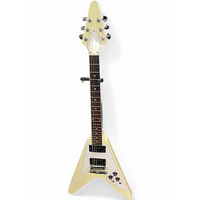 Used Gibson 70's flying V Classic White Solid Body Electric Guitar
