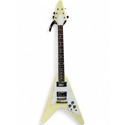 Used Gibson 70s flying v clasic white Solid Body Electric Guitar clasic white