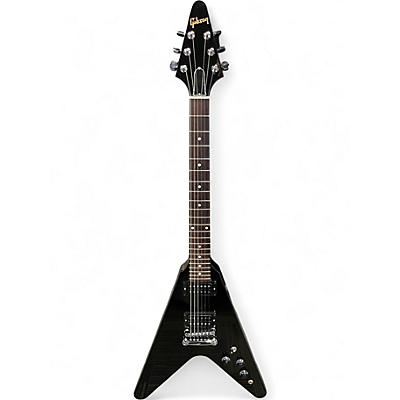 Used Gibson '80S FLYING V Ebony Solid Body Electric Guitar