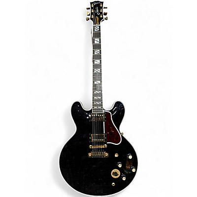Used Gibson BB King Signature Lucille Black with Silver Pinstripes Hollow Body Electric Guitar