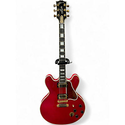 Used Gibson BB King Signature Lucille Cherry Hollow Body Electric Guitar