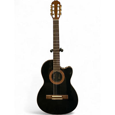 Used Gibson CHET ATKINS NYLON CE Black Classical Acoustic Electric Guitar