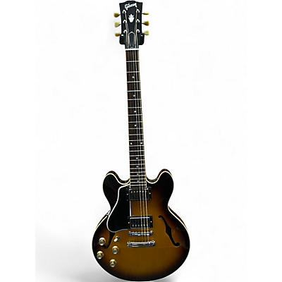 Used Gibson CS-336 P Left Handed 2 Tone Sunburst Hollow Body Electric Guitar