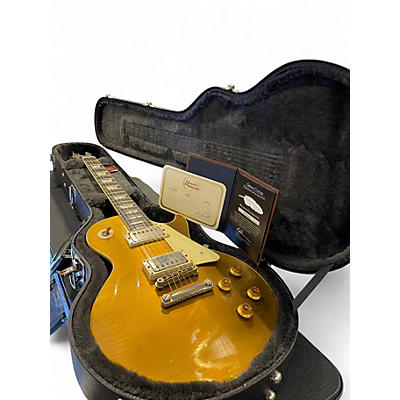 Used Gibson CS R8 WILDWOOD FEATHERWEIGHT + HISTORIC MAKEOVER DELUXE Gold Top Solid Body Electric Guitar