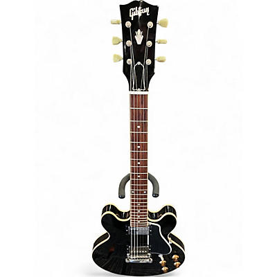 Used Gibson CS336 Plain Top Black Hollow Body Electric Guitar