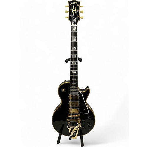 Gibson Used Gibson CUSTOM 1957 LES PAUL VOS REISSUE 3 PICKUP Black Solid Body Electric Guitar Black