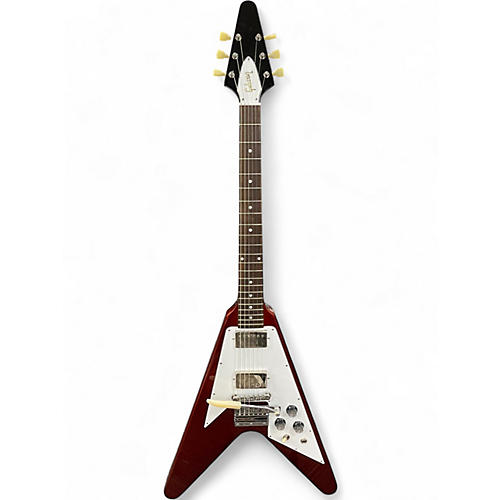 Used Gibson CUSTOM 1967 V Burgundy Solid Body Electric Guitar Burgundy