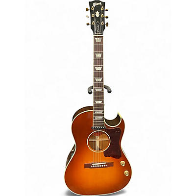 Used Gibson CUSTOM SHOP CF-100E Cherry Burst Acoustic Electric Guitar