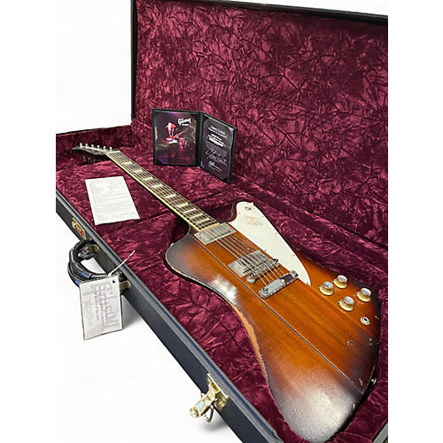 Used Gibson CUSTOM SHOP JOHNNY WINTER FIREBIRD V AGED SUNBURST Solid Body Electric Guitar SUNBURST
