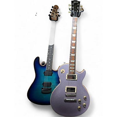 Used Gibson CUSTOM SHOP LES PAUL PURPLE SPARKLE  Solid Body Electric Guitar