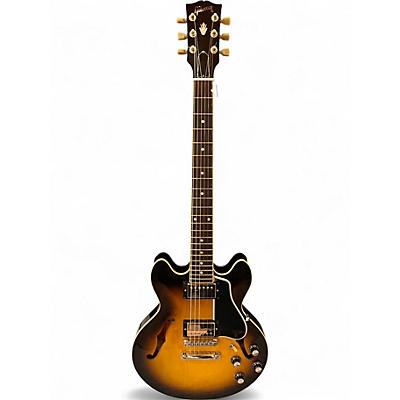 Used Gibson CUSTOMSHOP ES-339 3 Tone Sunburst Hollow Body Electric Guitar