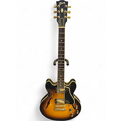 Used Gibson Cusatom Shop R5339 Tobacco Burst Hollow Body Electric Guitar