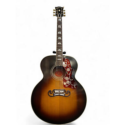 Used Gibson Custom 1957 SJ200 Vintage Sunburst Acoustic Electric Guitar