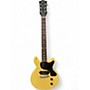Used Gibson Custom 1958 Les Paul Junior Double Cut TV Yellow Solid Body Electric Guitar TV Yellow