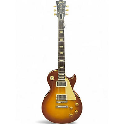 Used Gibson Custom 59 LP Standard Iced Tea Solid Body Electric Guitar