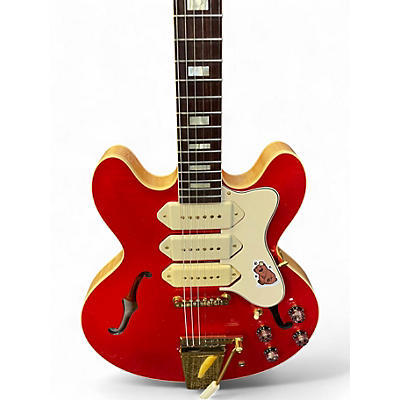 Used Gibson Custom CHERRY REDD Hollow Body Electric Guitar