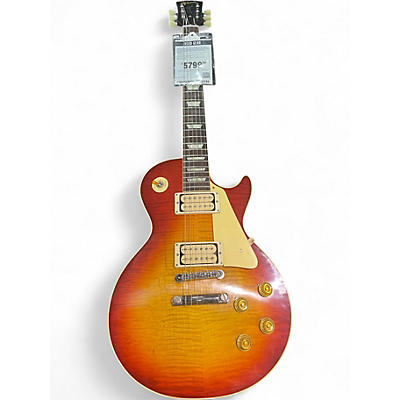 Used Gibson Custom M2M '59 Les Paul Standard Reissue VOS Hand Select Top Factory Burst Solid Body Electric Guitar