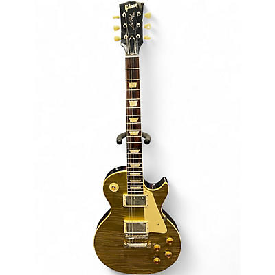 Used Gibson Custom Murphy Lab 1957 Les Paul Darkback Light Agedul  Gold Top Solid Body Electric Guitar