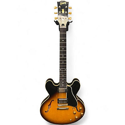 Used Gibson Custom Shop 1958 Reissue ES-335 Murphy Lab Heavy Aged Faded Tobacco Burst Hollow Body Electric Guitar