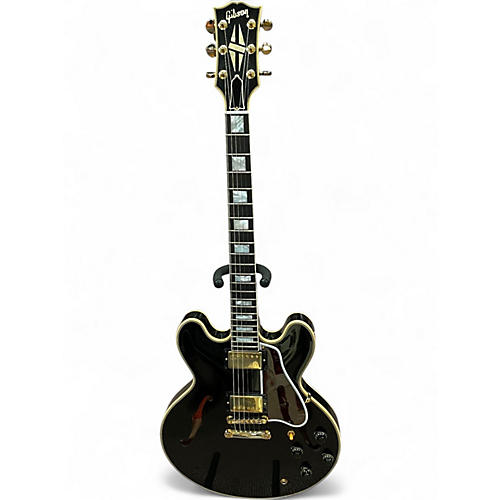 Used Gibson Custom Shop 1959 ES-355 Reissue Ebony Hollow Body Electric Guitar Ebony