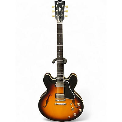 Used Gibson Custom Shop 1961 ES335 Reissue VOS 2 Color Sunburst Hollow Body Electric Guitar