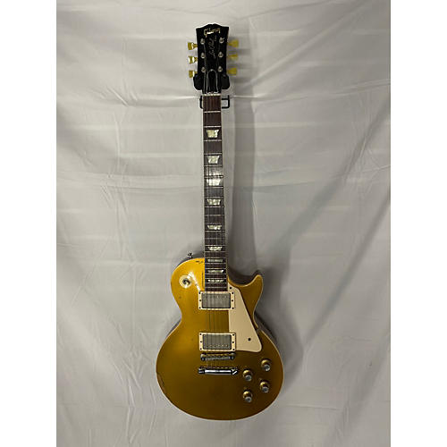 Gibson Used Gibson Custom Shop 1968 Les Paul Aged Gold Top Solid Body Electric Guitar Gold Top