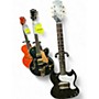 Used Gibson Custom Shop Dealer Select Murphy Lab Light Aged Silver Fox SG Junior Black and Silver Solid Body Electric Guitar Black and Silver