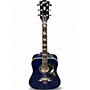 Used Gibson Custom Shop Dove Viper Blue Acoustic Electric Guitar Viper Blue