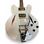 Used Gibson Custom Shop ES335 Diamond Bigsby White Hollow Body Electric Guitar White