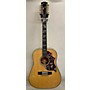 Used Gibson Custom Shop Used Gibson Custom Shop Hummingbird Custom 12 String Koa Natural 12 String Acoustic Electric Guitar Natural