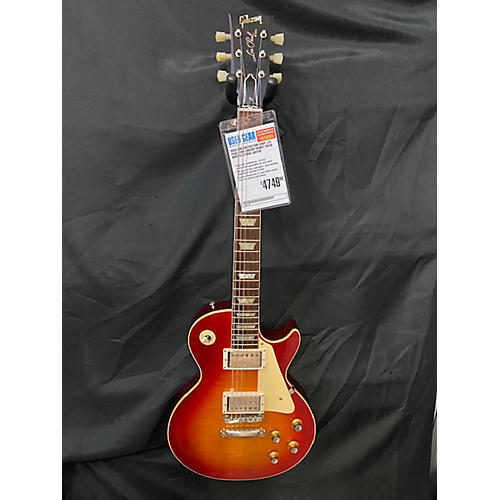 Gibson Used Gibson Custom Shop Les Paul 1960 Cherry Burst Solid Body Electric Guitar cherry burst