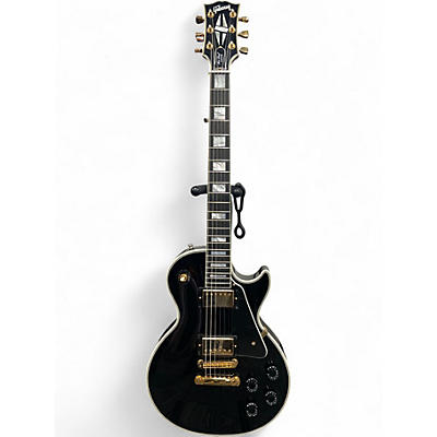 Used Gibson Custom Shop Les Paul Custom Ebony Solid Body Electric Guitar