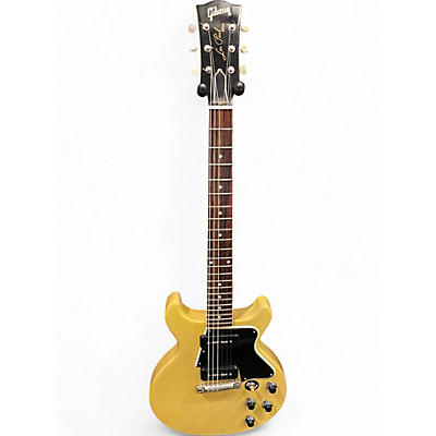 Used Gibson Custom Shop Les Paul Special Double Cut TV Yellow Solid Body Electric Guitar