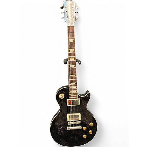 Used Gibson Custom Shop Les Paul Standard Purple Splatter Solid Body Electric Guitar Purple Splatter