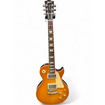 Used Gibson Custom Shop M2M 59 Les Paul Standard CC1 Vos NH Butterscotch Solid Body Electric Guitar
