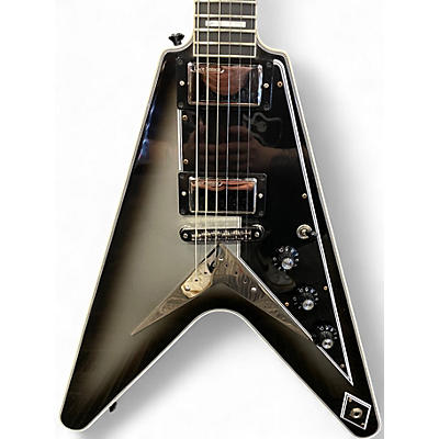 Used Gibson Custom Shop M2M Flying V Silverburst Solid Body Electric Guitar