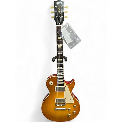 Used Gibson Custom Shop R8 Iced Tea Burst Solid Body Electric Guitar Iced Tea Burst