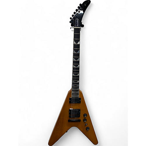 Gibson Used Gibson DAVE MUSTAINE FLYING V Antique Natural Solid Body Electric Guitar Antique Natural