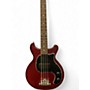 Used Gibson DOUBLE CUT LES PAUL JR  Red Electric Bass Guitar Red