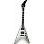 Used Gibson Used Gibson Dave Mustaine Flying V Black and Silver Solid Body Electric Guitar Black and Silver