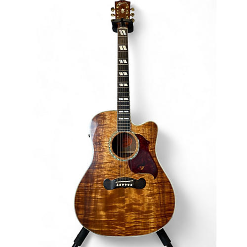 Gibson Used Gibson Deluxe Ec Koa Natural Acoustic Electric Guitar