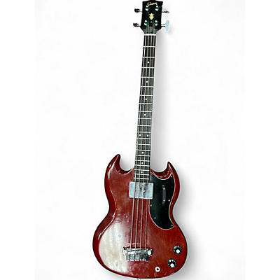 Used Gibson EB-0  CHERRY RED Electric Bass Guitar
