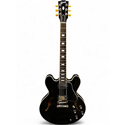 Used Gibson ES-335 60's Block Reissue Ebony Hollow Body Electric Guitar