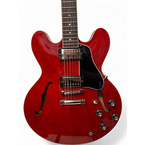 Used Gibson ES-335 Cherry Red Hollow Body Electric Guitar Cherry Red