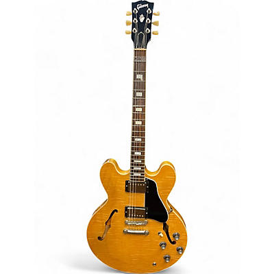 Used Gibson ES-335 FIGURED LIMITED EDITION Amber Hollow Body Electric Guitar